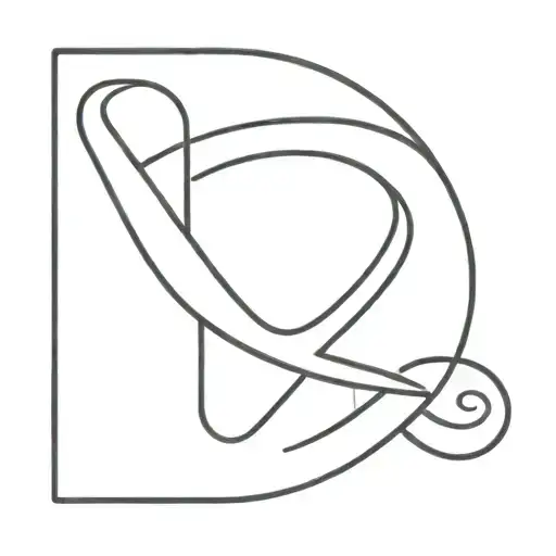 an infinity symbol with the letter M in the left loop and the letter S in the right loop. black on a white background  tattoo design idea