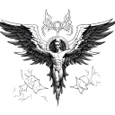 Tattoo Design: “Infinite Carrier” Main elements: 1. Atlas (Greek mythology) • Atlas's original name “ἄτλας” (Greek tattoo design idea