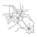 state flowers Massachusetts, Texas,Kentucky, oklahoma, Washington, Oregon, illinois tattoo design idea