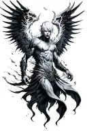berserk eclipse griffith behelith in water darken everything tattoo design idea