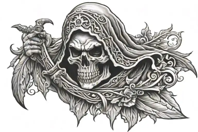 Reaper tattoo design idea