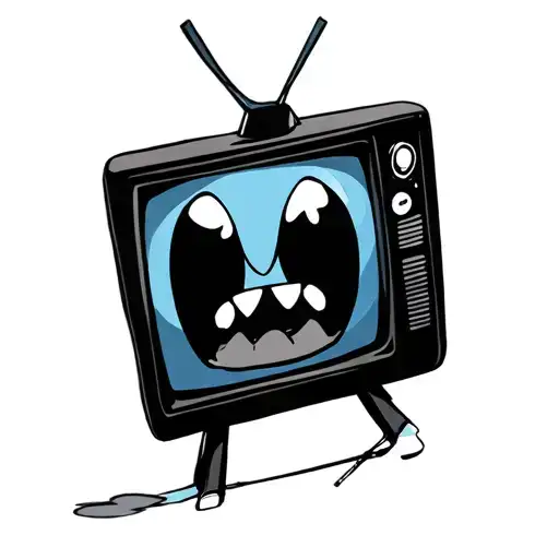 bluey tv show tattoo design idea