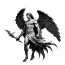 Raphael Archangel tattoo design idea