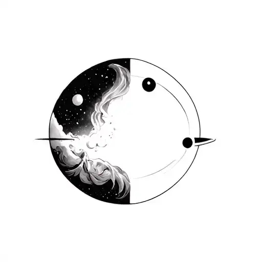 Filler Space tattoo design idea
