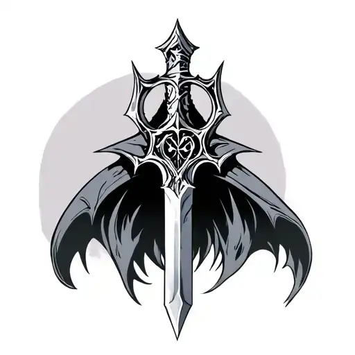 Frostmourne tattoo design idea