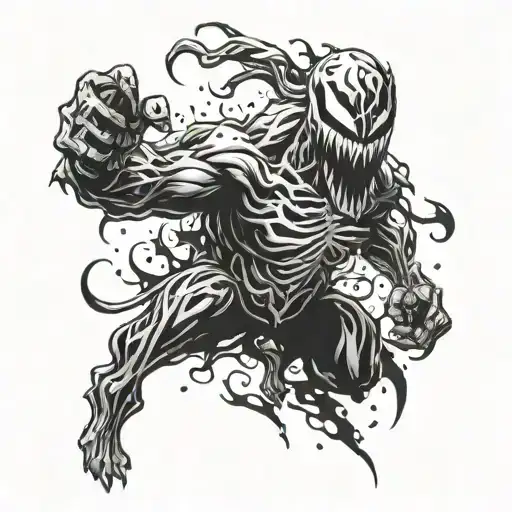 carnage from the comic books tattoo design idea