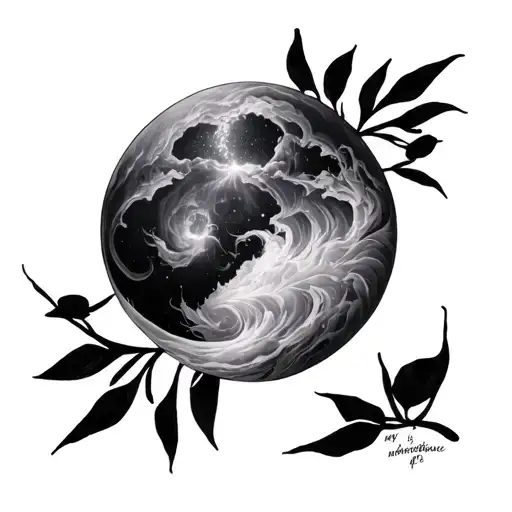 a tattoo based on the quote "my whole existence is a momentary lapse in reason" tattoo design idea