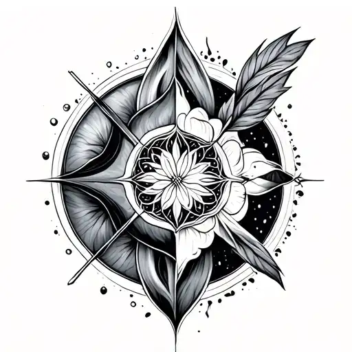 Four Elements tattoo design idea