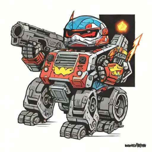 mario mushroom lightning mcqueen autobot fortnite llama hot wheels call of duty tattoo design idea