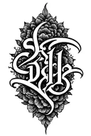 Serendipity lettering tattoo design idea