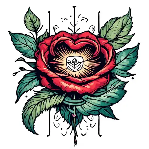 love your fucking life intertwined tattoo design idea