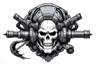 helldivers tattoo design idea