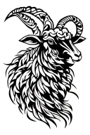 black sheep tattoo design idea
