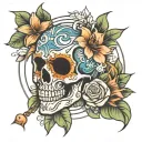 precise construction tattoo design idea