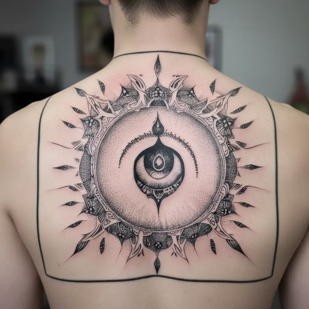 Rahu tattoo design idea