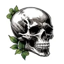 Irish Skull tattoo design idea