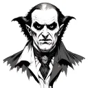 Dracula tattoo design idea