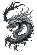 Shen long tattoo design idea
