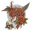 who am i. You decide - suicide, I'm sad I know my love tattoo design idea