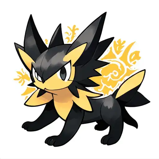 LUXRAY POKEMON tattoo design idea