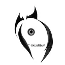 "Galatians" bat shadow, realistic crying eye, tattoo design idea