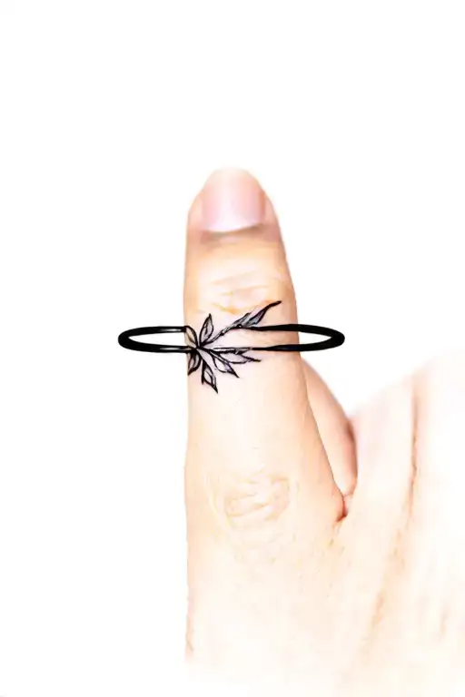 ring tattoo for ring finger michael and nature  tattoo design idea