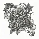 trust the process tattoo design idea