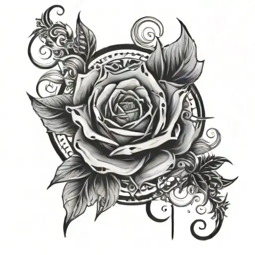 trust the process tattoo design idea