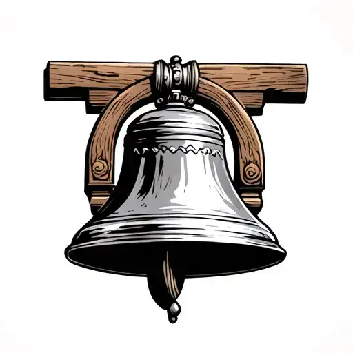 Church Bell tattoo design idea