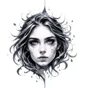 Aurora tattoo design idea