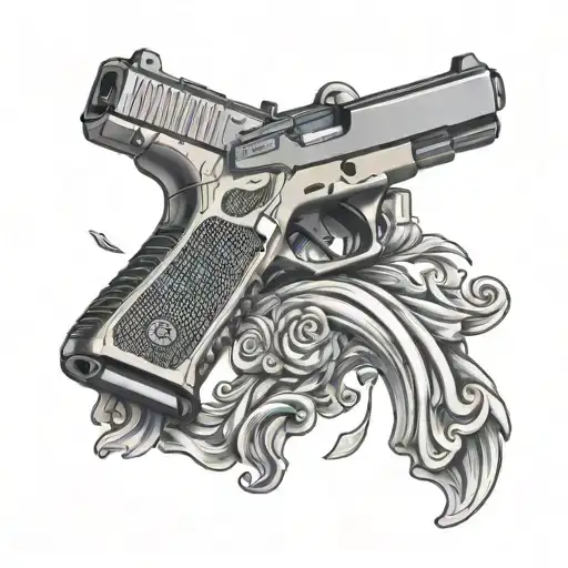glock 17 tattoo design idea