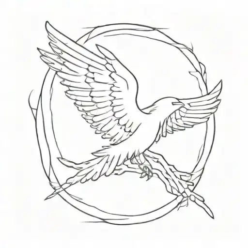 I'm a winged infect you're a funeral pyre tattoo design idea