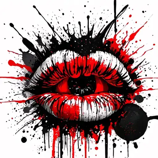 surrender, trust, faith written tattoo design idea