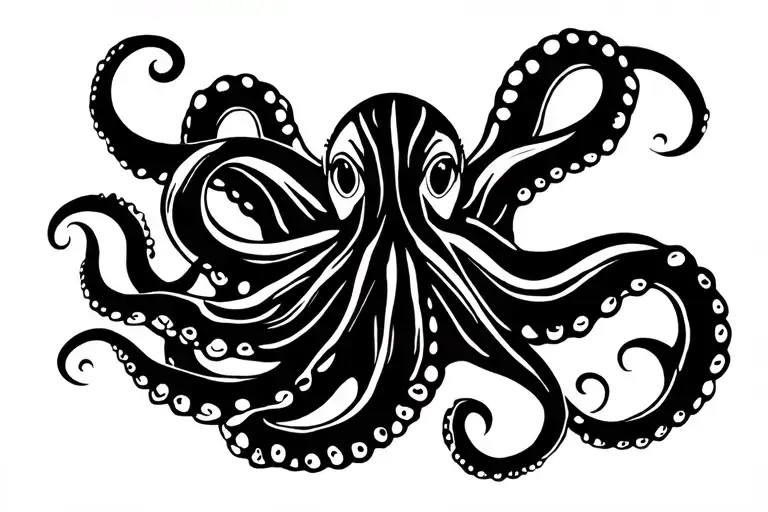 octopus tribal band tattoo tattoo design idea