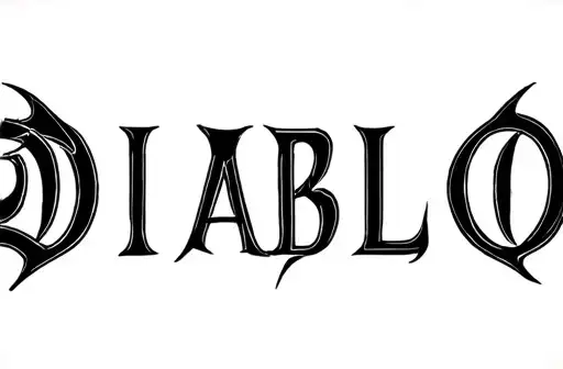 "DIABLO" tattoo design idea