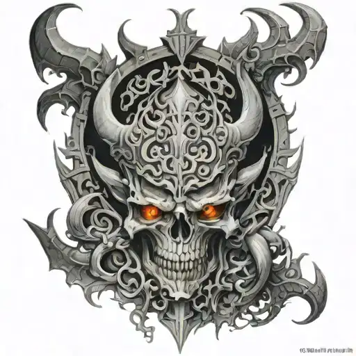 Diablo 2 World tattoo design idea