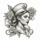 nurse tattoo design idea