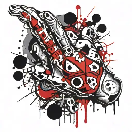 underground hand tattoo tattoo design idea