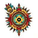 Sudarshan chakra tattoo design idea