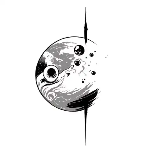 Filler Space tattoo design idea