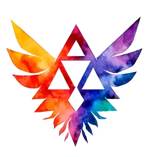 Zelda Triforce tattoo design idea