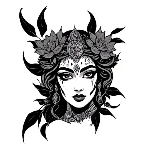 kali tattoo design idea