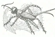 cricket tattoo design idea