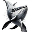 Humpback Whale tattoo design idea