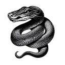 king cobra snake tattoo design idea