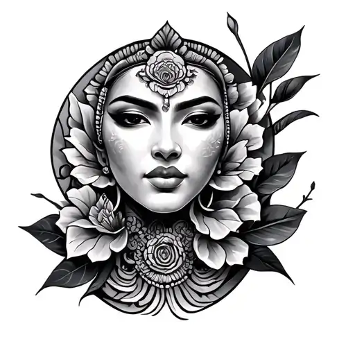 Bali tattoo design idea