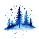 Daniela Vinay, December 16, 1990, Sagittarius Family of 6 Tatoo, Cabaña Forest, Universe, Stars tattoo design idea