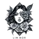 LIM MOR tattoo design idea