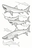 whale shark tattoo design idea