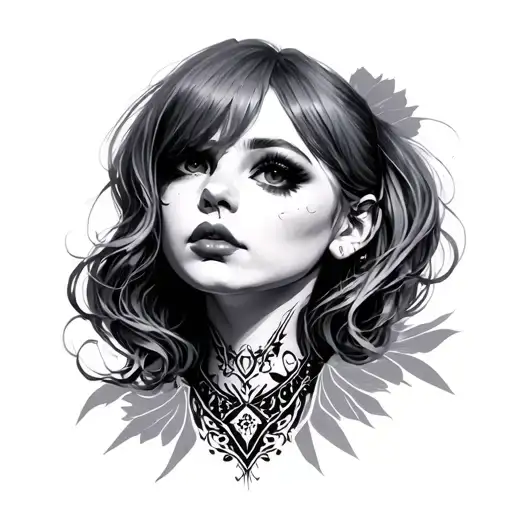 Femboy tattoo design idea